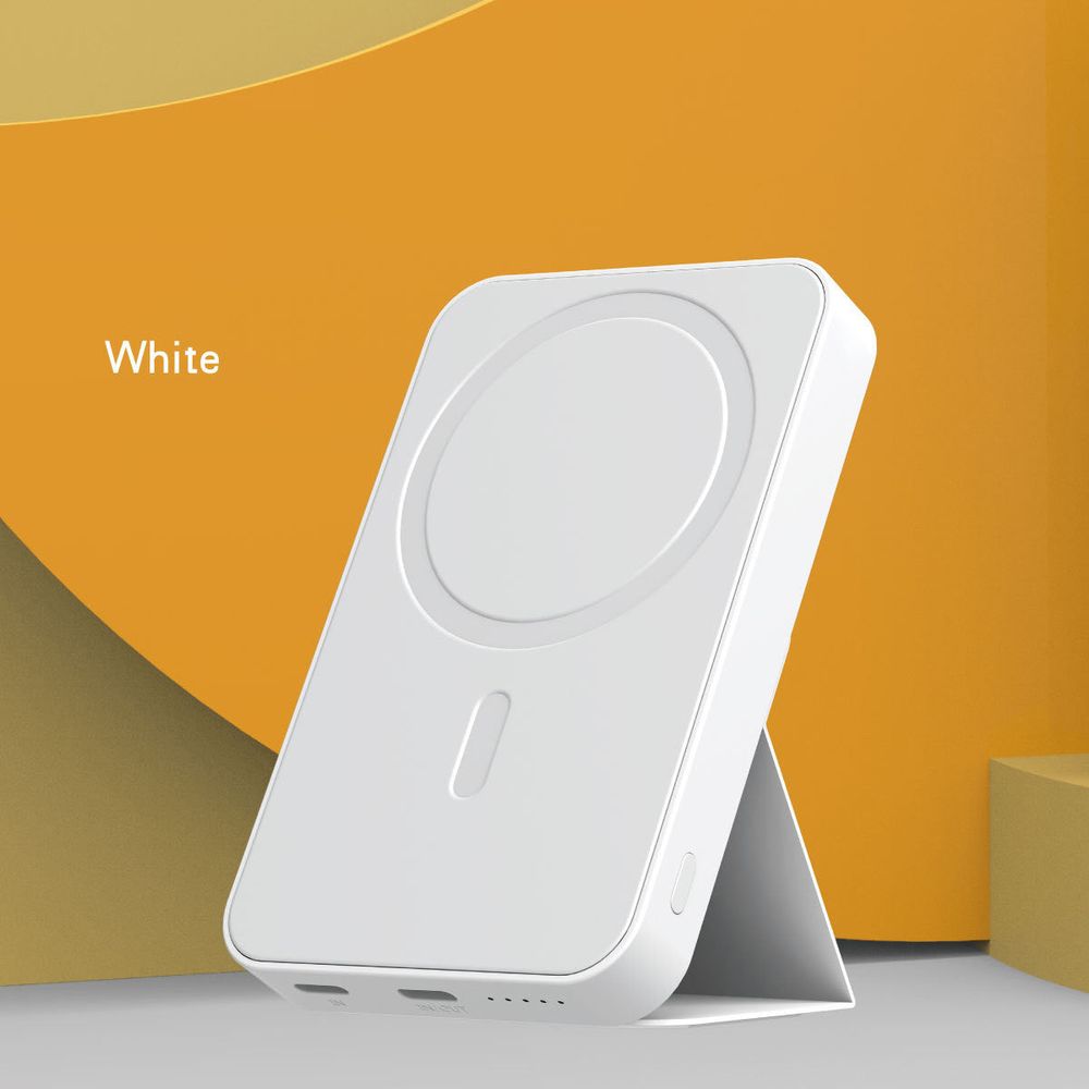 Magnetic Snap-On Power Bank with Kickstand — image 4