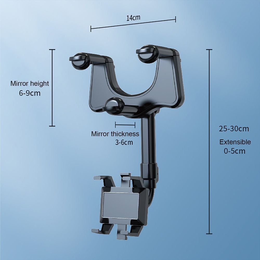 360° Rearview Mirror Phone Mount — image 3