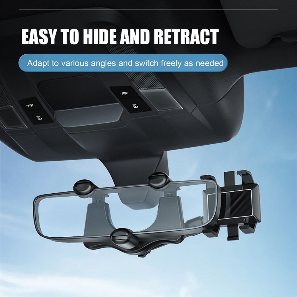 360° Rearview Mirror Phone Mount — image 4