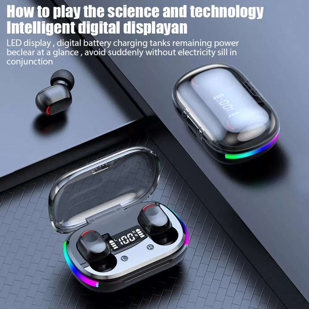 Wireless Earbuds with LED Display Case — image 3